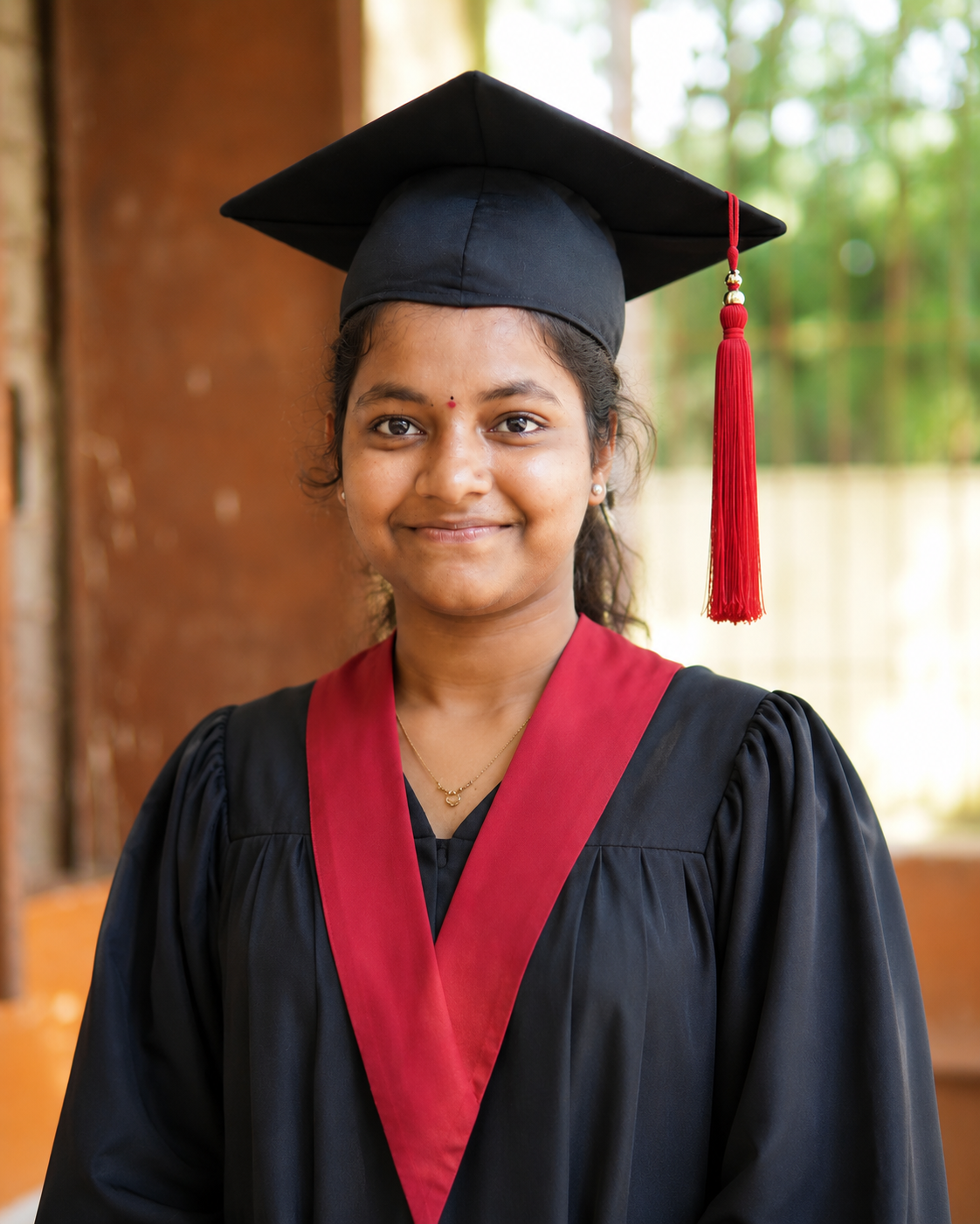 Student studying, supported by the Saksham Scholarship